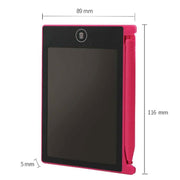 CHUYI Tavoletta da scrittura LCD da 4,4 pollici Tavoletta da disegno elettronica portatile Tavoletta da disegno Doodle con stilo per ufficio scolastico a casa, 4.4 inch Blue, 4.4 inch Pink