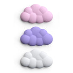 Tappetino per mouse in memory foam con poggiapolsi Cloud, supporto da polso per desktop da ufficio