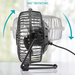 Ventilatore elettrico mini USB da tavolo 5 pollici