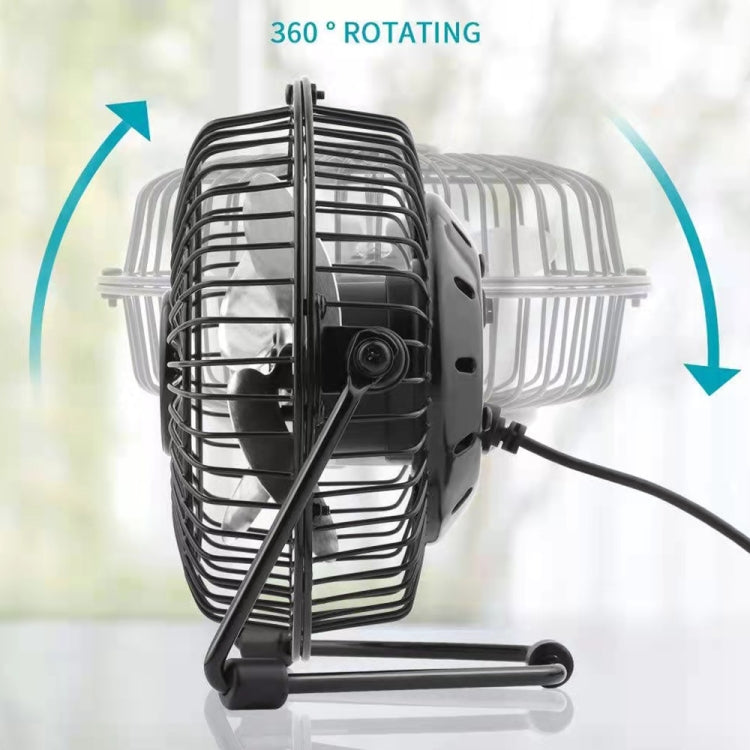 Ventilatore elettrico mini USB da tavolo 5 pollici