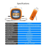 TS-6601-2 Kitchen Baking Touch Termometro digitale per alimenti con schermo a colori a doppio ago, TS-6601-2