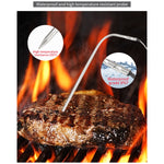 TS-6601-2 Kitchen Baking Touch Termometro digitale per alimenti con schermo a colori a doppio ago, TS-6601-2