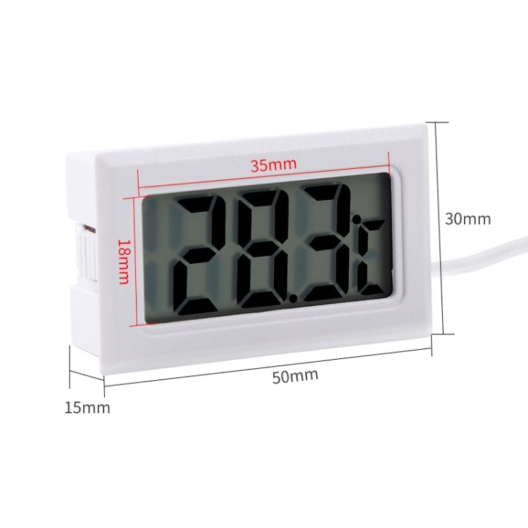 Mini termometro digitale per interni LCD (display in gradi Celsius), (Celsius Display) (Black), (Celsius Display) (White)