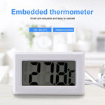 Mini termometro digitale per interni LCD (display in gradi Celsius), (Celsius Display) (Black), (Celsius Display) (White)