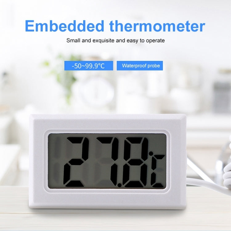 Mini termometro digitale per interni LCD (display in gradi Celsius), (Celsius Display) (Black), (Celsius Display) (White)
