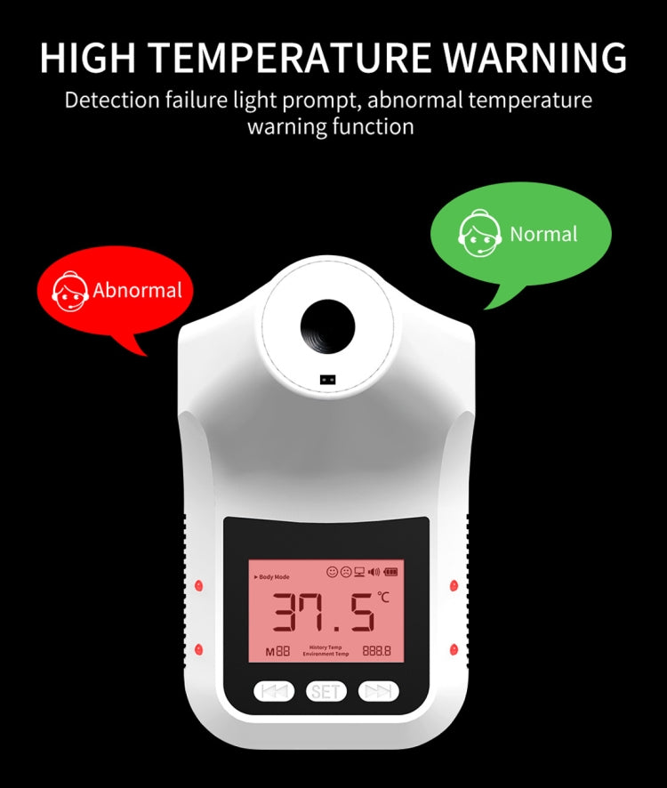 Termometro a infrarossi con sensore di distanza sensibile alla luce sul corpo frontale senza contatto K3 Pro, schermo LCD da 2,8 pollici, K3 Pro