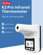 Termometro a infrarossi con sensore di distanza sensibile alla luce sul corpo frontale senza contatto K3 Pro, schermo LCD da 2,8 pollici, K3 Pro