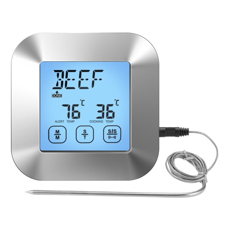 TS-82 Digital Kitchen Food Cooking BBQ Wireless Touch Screen Termometro con allarme timer, TS-82