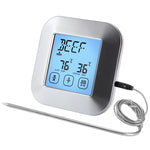 TS-82 Digital Kitchen Food Cooking BBQ Wireless Touch Screen Termometro con allarme timer, TS-82