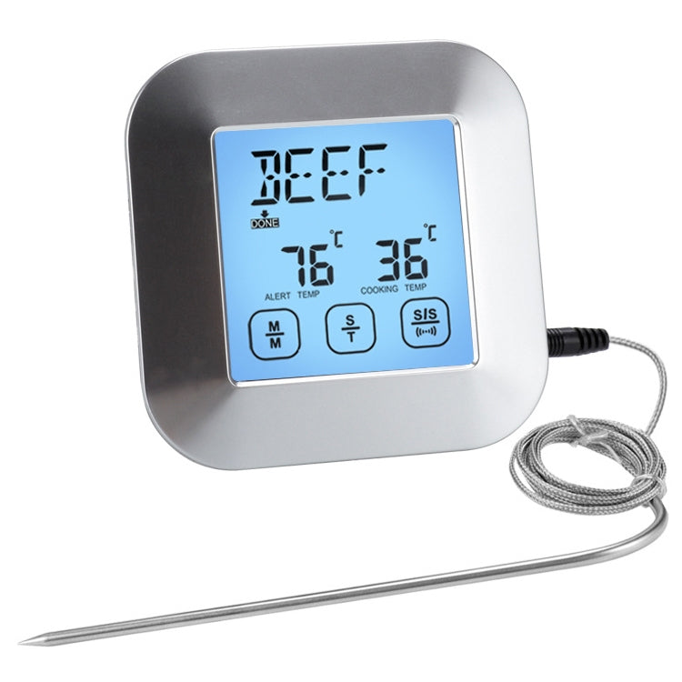TS-82 Digital Kitchen Food Cooking BBQ Wireless Touch Screen Termometro con allarme timer, TS-82