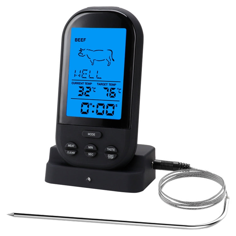 Termometro wireless digitale per barbecue con sonda singola