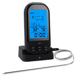 TS-HY62 Termometro wireless per barbecue da cucina digitale da cucina (nero), Single Probe