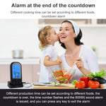 TS-HY62 Termometro wireless per barbecue da cucina digitale da cucina (nero), Single Probe