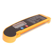 TS-BY52-Y Termometro con sonda pieghevole impermeabile per cucina, cottura degli alimenti, barbecue (giallo), TS-BY52-Y