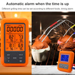 Termometro a quattro sonde wireless per alimenti da cucina TS-TP40-A, la sonda è impermeabile, Waterproof