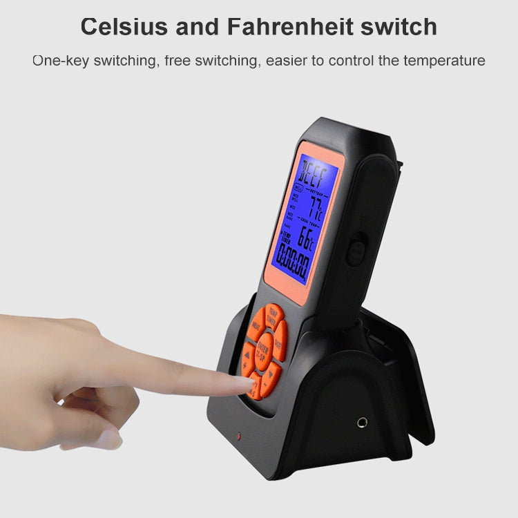 TS-K35 Digital Kitchen Food Cooking Termometro impermeabile wireless per barbecue, TS-K35