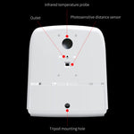 Termometro digitale senza contatto con dispenser sapone 1000 ml