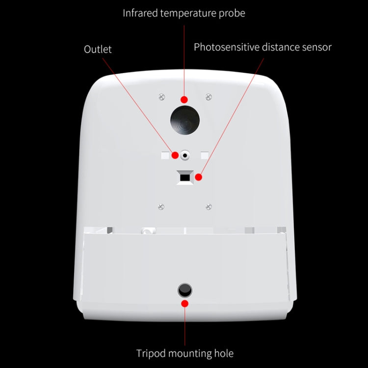 Termometro digitale senza contatto con dispenser sapone 1000 ml