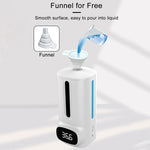 Termometro corporeo senza contatto vivavoce K9 Pro Plus + dispenser automatico di sapone liquido senza contatto da 1000 ml con supporto base, trasmissione vocale in 15 lingue, K9 Pro Plus