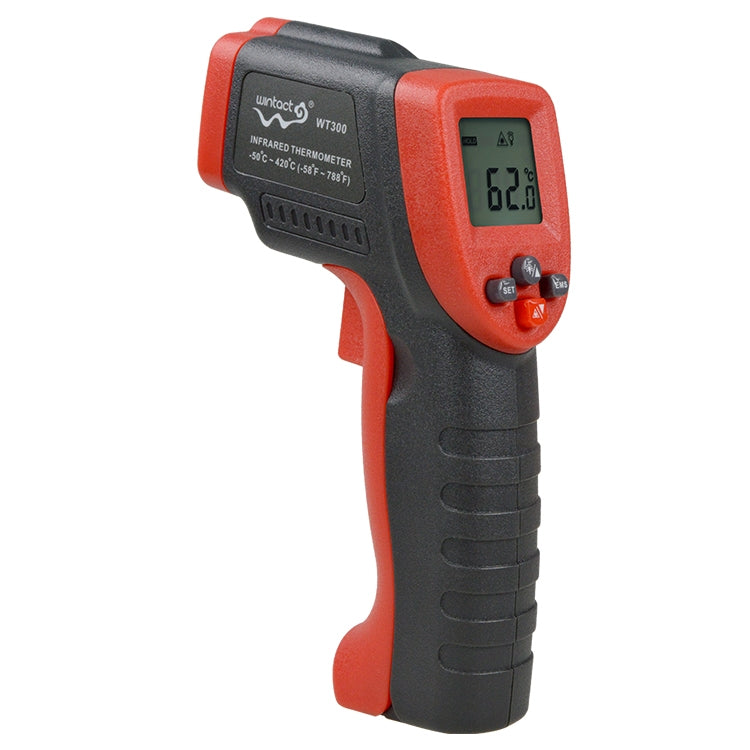 Wintact WT300 -50 gradi C ~ 420 gradi C Termometro digitale a infrarossi senza contatto esterno portatile portatile, WT300