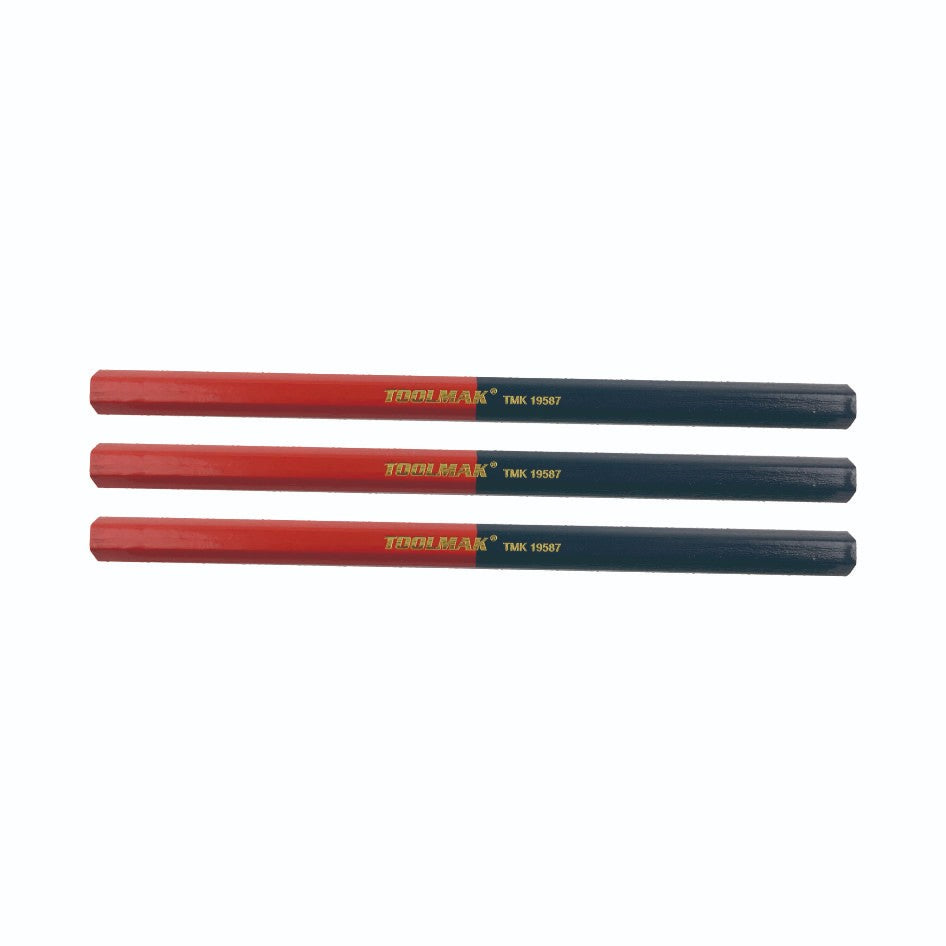 Matita da carpentiere ottagonale rossa e blu TMK19587 6901120195871 TL7710