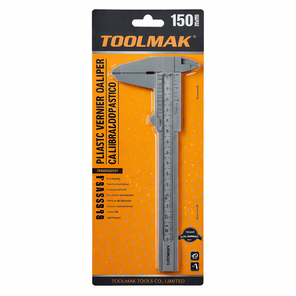 Calibro a corsoio analogico in plastica 150 mm TMK20147 6901500201475 TL7725