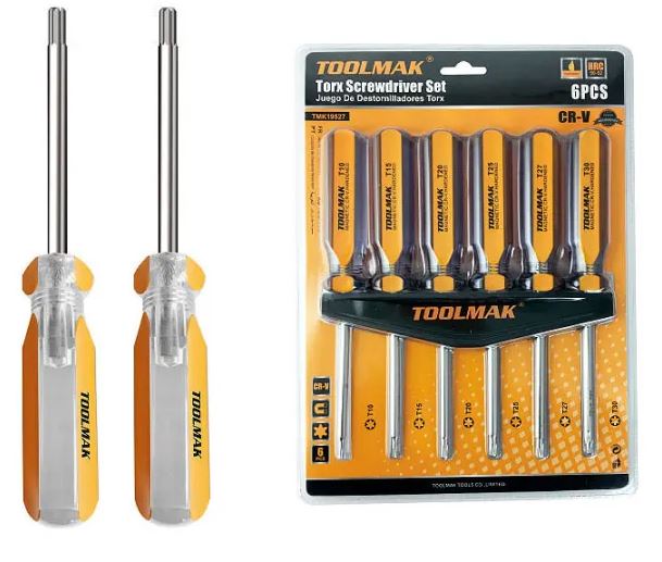 Set cacciaviti Torx 6 pezzi 6901010195271 TMK19527 TL7945
