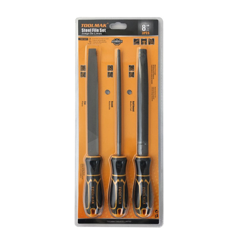 Set di lime in acciaio 3 pezzi 20cm TMK19477 6901100194771 TL9830