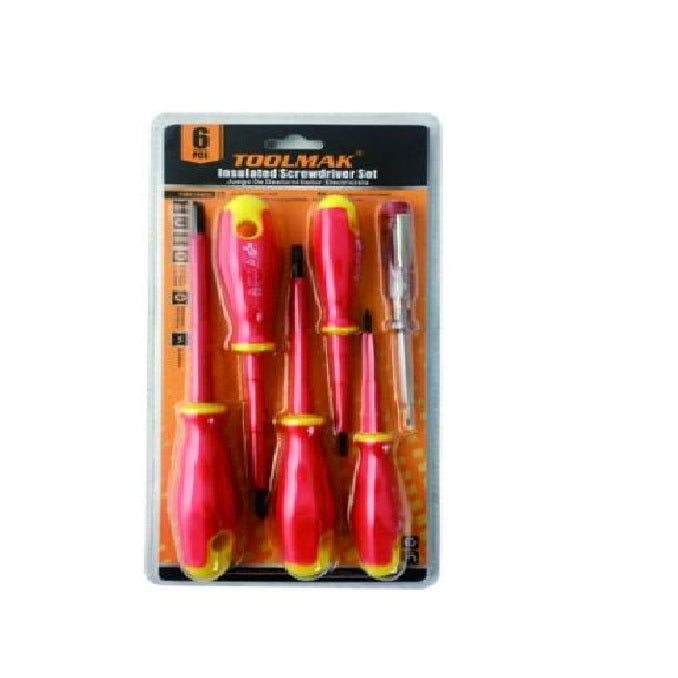 Set cacciaviti isolati 5 pezzi + cercafase TMK19699 6901010196995 TL9930