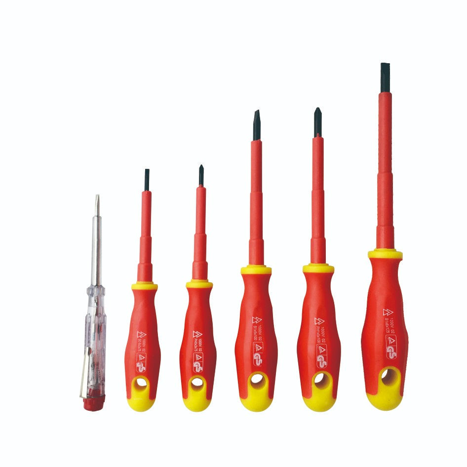 Set cacciaviti isolati 5 pezzi + cercafase TMK19699 6901010196995 TL9930