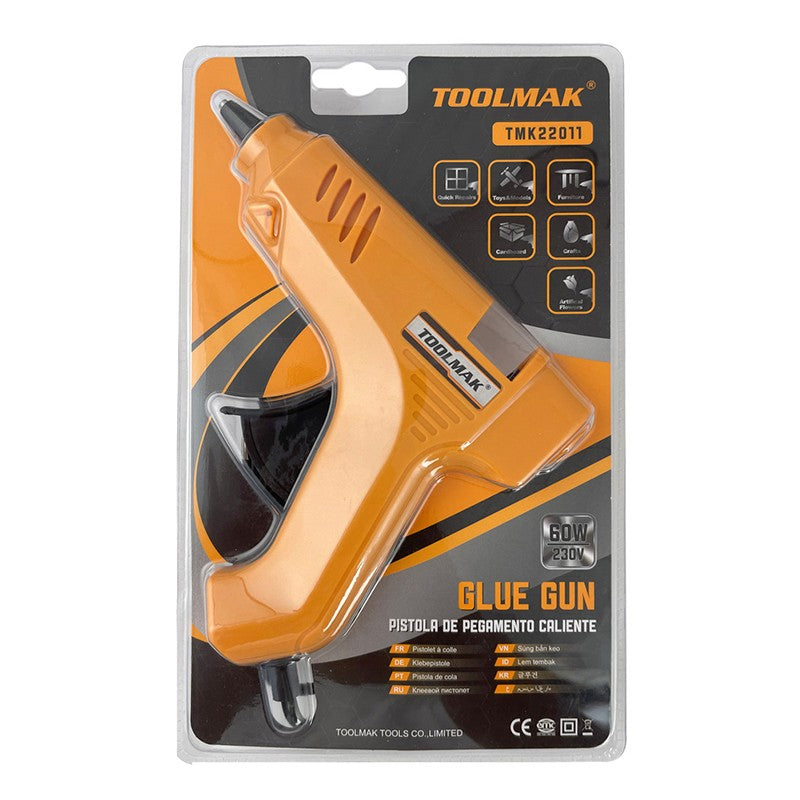 Pistola per colla a caldo 60W con 2 bastoncini TMK22011 6902010220116 TL9945