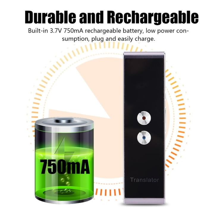 Traduttore vocale portatile T8+ 40 lingue in tempo reale