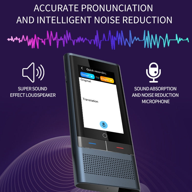 Boeleo BF301 Traduttore Vocale Intelligente con Schermo 3,1"