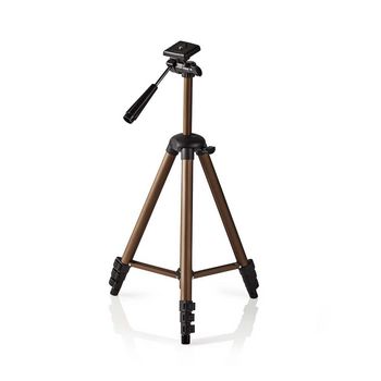 Tripod | Maximum load capacity: 2.0 kg | Minimum working height: 40.5 cm | Maximum working height: 128.0 cm | 4 Segments | Pan | Travel bag included | ABS / Aluminum | Black / Bronze