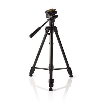 Tripod | Maximum load capacity: 3.0 kg | Minimum working height: 60.0 cm | Maximum working height: 165.0 cm | 3 Segments | Pan & Tilt | Travel bag included | Self leveling feet | ABS / Aluminum | Black