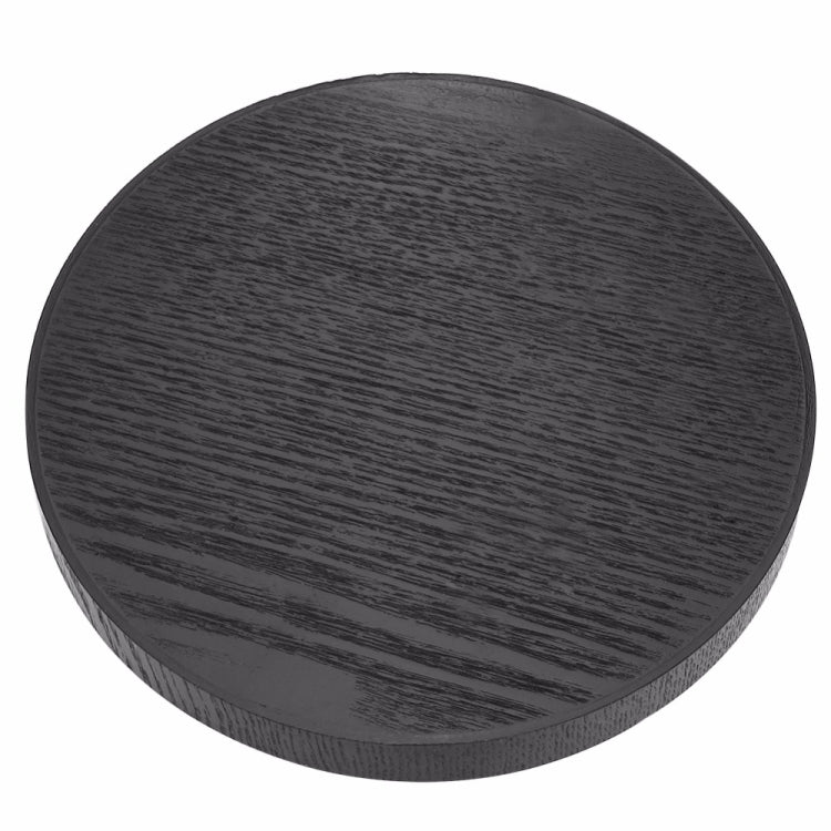 Vassoio portaoggetti rotondo in legno massello 27 cm