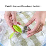 Filtri da tè per bustine di tè appesi in silicone in acciaio inossidabile