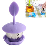 Filtri da tè per bustine di tè appesi in silicone in acciaio inossidabile