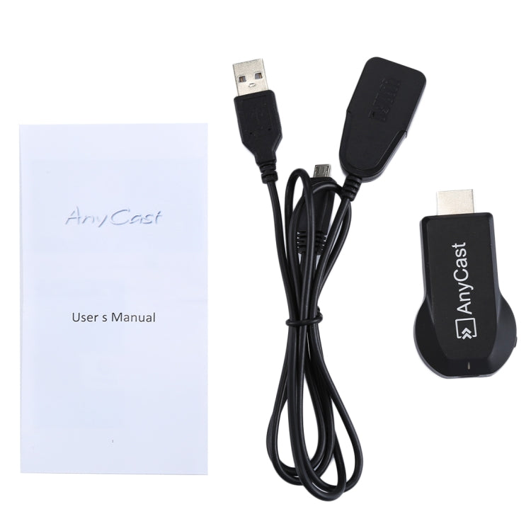 AnyCast M2 Plus Wireless WiFi Display Dongle Ricevitore Airplay Miracast DLNA 1080P HDMI TV Stick per iPhone, Samsung e altri smartphone Android, M2 Plus