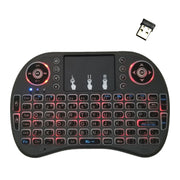 Lingua di supporto: Arabo i8 Air Mouse Tastiera retroilluminata wireless con touchpad per Android TV Box e Smart TV e PC Tablet e Xbox360 e PS3 e HTPC/IPTV, Arabic