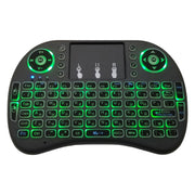 Lingua di supporto: tastiera retroilluminata wireless i8 Air Mouse russa con touchpad per Android TV Box e Smart TV e tablet PC e Xbox360 e PS3 e HTPC/IPTV, Russian