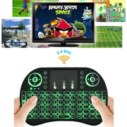 Lingua di supporto: tastiera retroilluminata wireless i8 Air Mouse russa con touchpad per Android TV Box e Smart TV e tablet PC e Xbox360 e PS3 e HTPC/IPTV, Russian