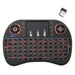 Lingua di supporto: tastiera retroilluminata wireless i8 Air Mouse taiwanese con touchpad per Android TV Box e Smart TV e tablet PC e Xbox360 e PS3 e HTPC/IPTV, Taiwanese