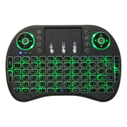 Lingua di supporto: tastiera retroilluminata wireless i8 Air Mouse taiwanese con touchpad per Android TV Box e Smart TV e tablet PC e Xbox360 e PS3 e HTPC/IPTV, Taiwanese