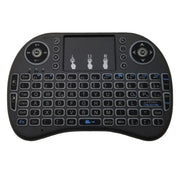 Lingua di supporto: Italia i8 Air Mouse Tastiera retroilluminata wireless con touchpad per Android TV Box e Smart TV e PC Tablet e Xbox360 e PS3 e HTPC/IPTV, Italy