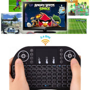 Lingua di supporto: tastiera wireless i8 Air Mouse araba con touchpad per Android TV Box e Smart TV e tablet PC e Xbox360 e PS3 e HTPC/IPTV
