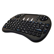 Lingua di supporto: tastiera wireless i8 Air Mouse spagnola con touchpad per Android TV Box e Smart TV e tablet PC e Xbox360 e PS3 e HTPC/IPTV, Spanish