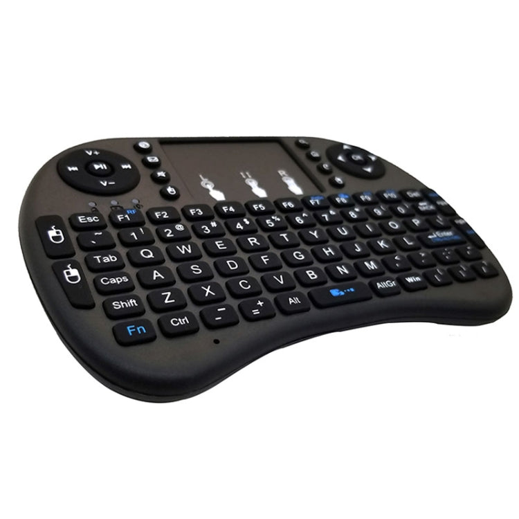 Lingua di supporto: tastiera wireless inglese i8 Air Mouse con touchpad per Android TV Box e Smart TV e tablet PC e Xbox360 e PS3 e HTPC/IPTV, English