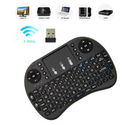 Lingua di supporto: tastiera wireless inglese i8 Air Mouse con touchpad per Android TV Box e Smart TV e tablet PC e Xbox360 e PS3 e HTPC/IPTV, English