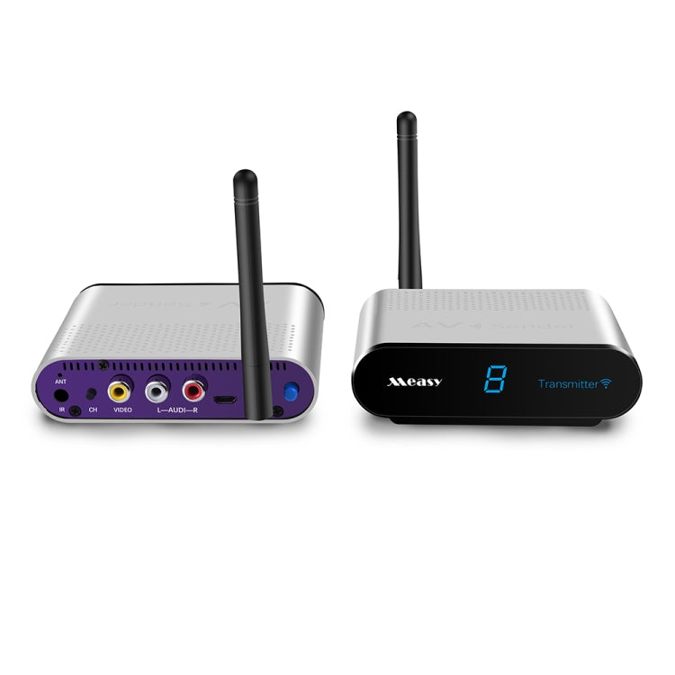 Measy AV530-2 Trasmettitore audio/video wireless da 5,8 GHz + 2 ricevitori, distanza di trasmissione: 300 m, spina americana, AV530-2 US Plug